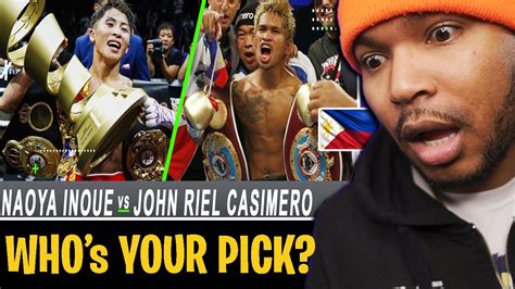John riel casimero time and date settled to. Naoya Inoue vs John Riel Casimero (REACTION) - YouTube