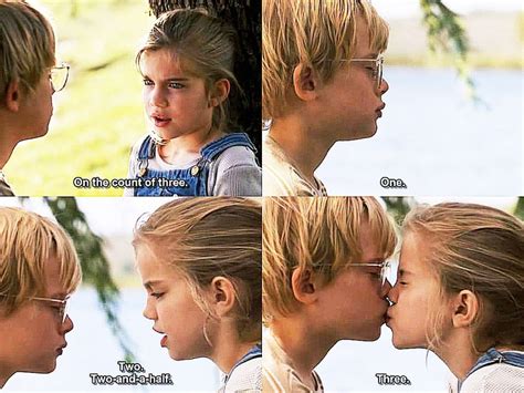 The Babe Blonde Haired Girl Is Kissing Her Babeer Brother S Cheek In Different Ways