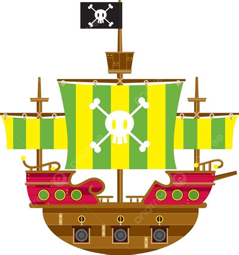 Cartoon Pirate Ship Flag Transportation Sails Vector Flag Transportation Sails Png And Vector