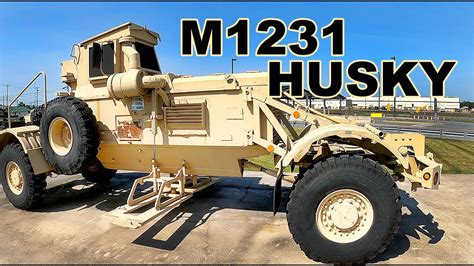 Us Army M1231 Husky Vehicle Mounted Mine Detection At Letterkenny