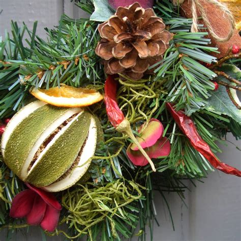 Faux Classic Traditional Christmas Door Wreath By Pippa Designs