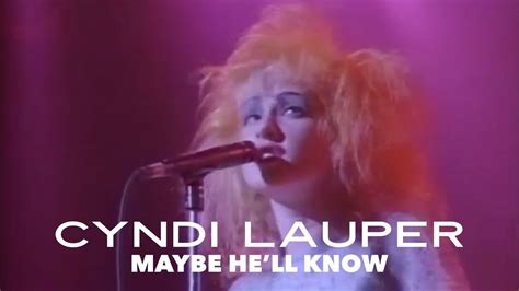 Cyndi Lauper Maybe He Ll Know Live In Paris Cyndi Lauper Living