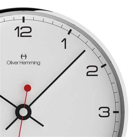 Buy Chrome Steel Simplex 30cm Wall Clock White Online Purely Wall Clocks
