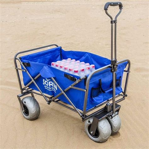 Folding Beach Carts With Balloon Wheels