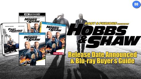 After eight successful 'the fast and furious' installments, the franchise introduces a spinoff into the mix. Hobbs & Shaw Blu-ray Release Date | Buyer's Guide | Fast ...