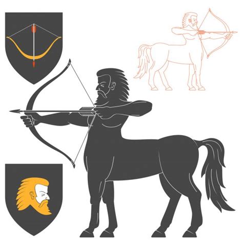 Grafika wektorowa Pół człowiek pół koń, obrazy wektorowe, Pół człowiek