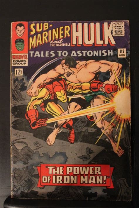 Tales To Astonish 82 1966 Mid Grade Vgfn Iron Man Vs Namor Battle