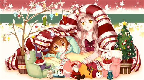 Festive Christmas Anime Wallpaper For The Holiday Season