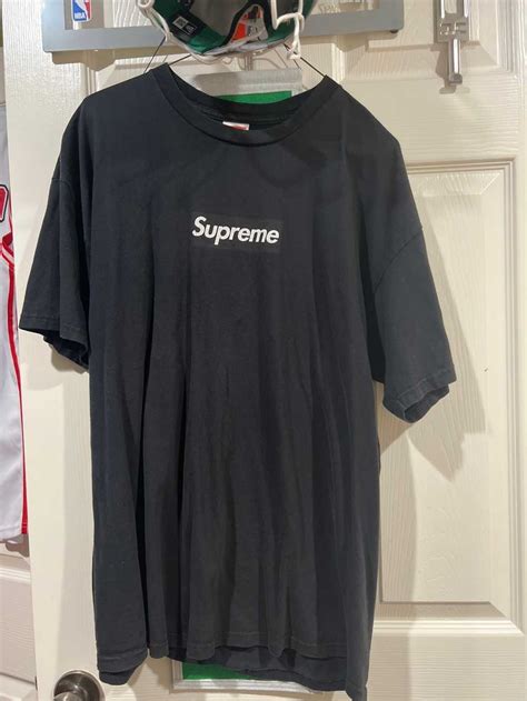 Supreme Supreme Black On Black Box Logo T Shirt Gem