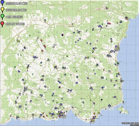 Map De Dayz Dayz Map Interactive Brilnt