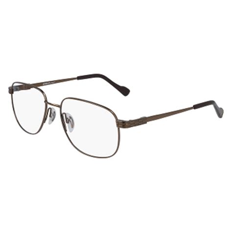 Flexon Flexon Men S Brown Rectangular Eyeglass Frames Autoflex11121057