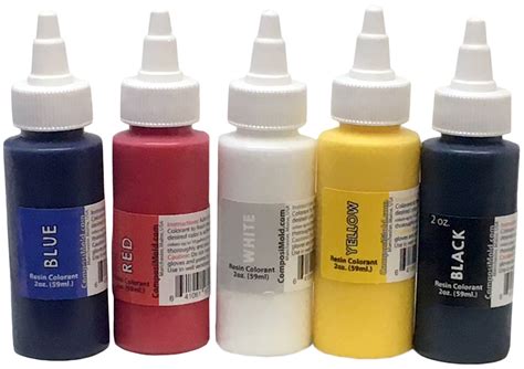 Epoxy Resin Dye Primary Colors
