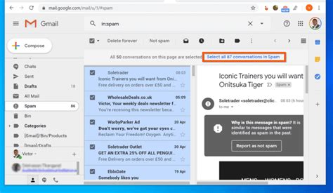 Spam Folder In Gmail How To Open Spam Folder In Gmail Pc Or Mobile