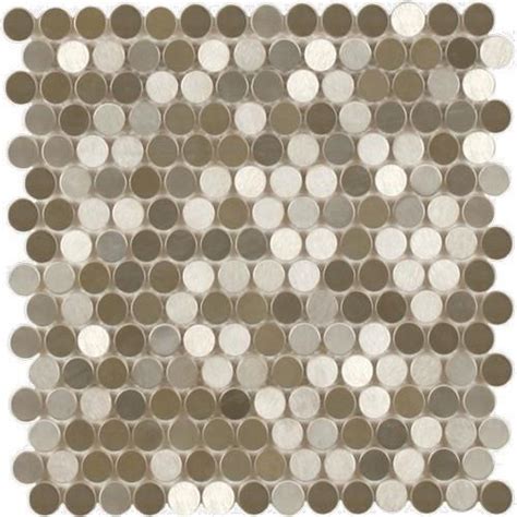 Located in the french quarter, and operated by a branch of the. Maniscalco Perth Penny Rounds Stainless Brushed Metal Tile ...