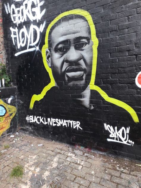 Since this is a conspiracy site my guess is that it is a dew and it was a message to certain ds actors. Dundee graffiti artist shows support for Black Lives Matter with George Floyd mural - Evening ...