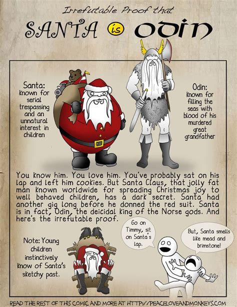 Irrefutable Proof That Santa Is Odin By Mirovia On Deviantart Odin
