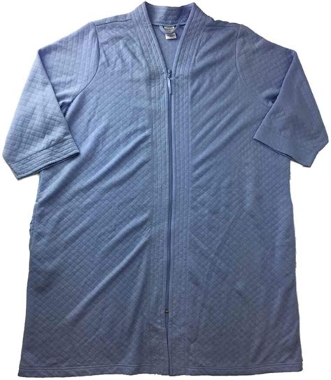 Shop for baby coat at bed bath & beyond. Womens Plush Baby Blue Zip Front Bathrobe Pocketed House ...