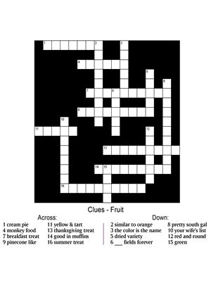 Need to create the same crossword or. Printable Crosswords - Free Printable Crossword Puzzles