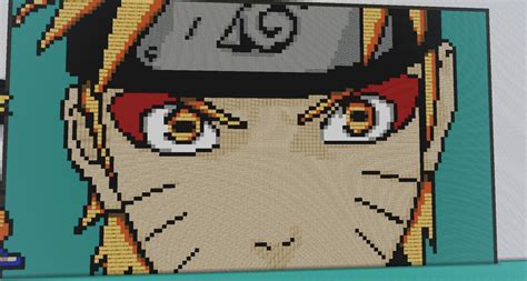 Minecraft Pixel Art Templates Naruto