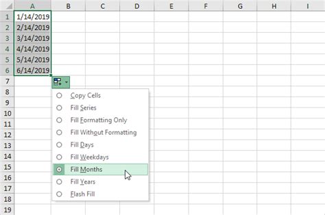 How To Use Autofill In Excel Excel Examples