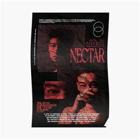 Joji Album Nectar Poster For Sale By Jonsonsilva Redbubble