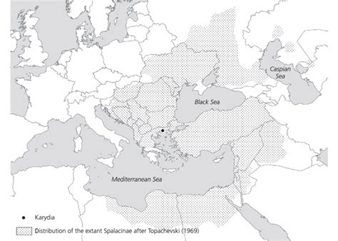 Map Of Europe The Middle East And North Africa Showing The