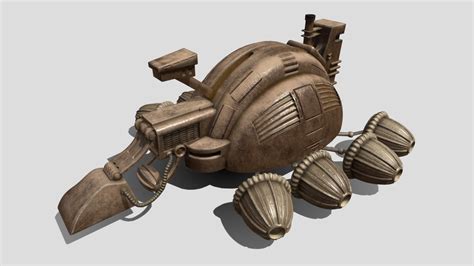 Spice Harvester Of Arrakis From Dune Buy Royalty Free 3d Model By