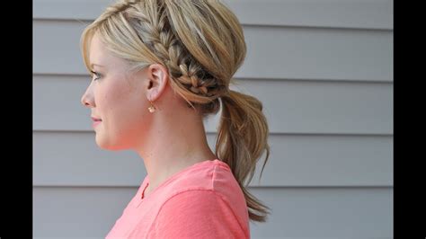 Take for example the cronut or the chocolate covered pretzel. Half French Braid Ponytail - YouTube