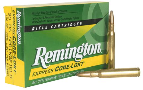 Remington Ammunition 27826 Core Lokt Hunting 30 06 Springfield 150 Gr