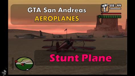 Stunt Plane Aeroplanes In Gta San Andreas Youtube