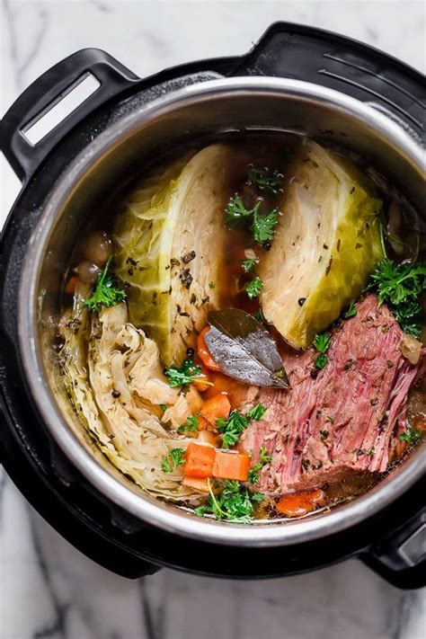 instant pot corned beef and cabbage perfect for st patrick s day recipe potted beef