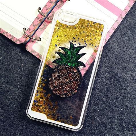 Pineapple Glitter Phone Case For Iphone 6 6s Bellechic