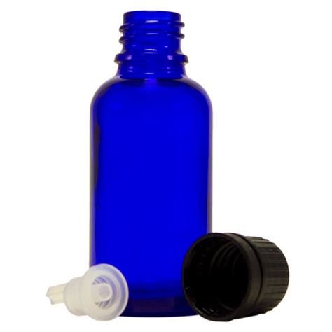 30ml Cobalt Blue Glass Bottle Euro Dropper Essential Oils