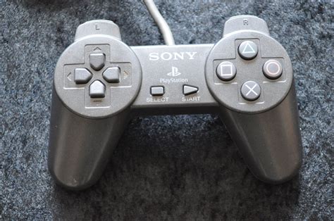 Playstation 1 Controller Original Black Retro
