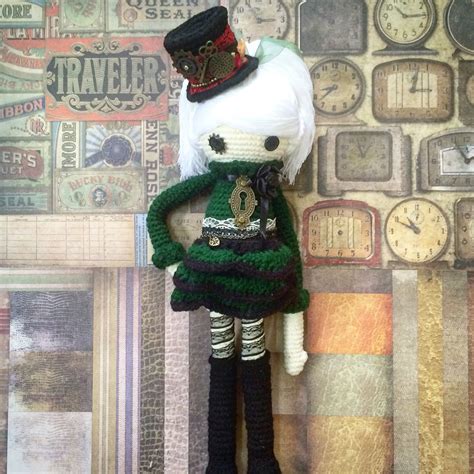Steampunk Crocheted Art Doll By Margaux Of Creative Chaos Fun Crochet