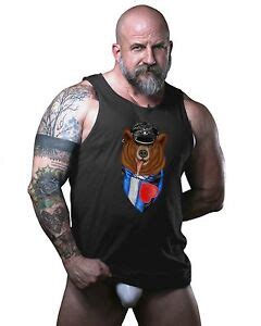 Gay Bear T Shirt 100 Cotton Basic Tee Bare Beef Leather Bear Tank