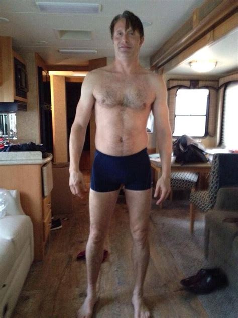 Mads In Swimming Trunks From Hannibal Season 2 Episode 5 Woof You Re
