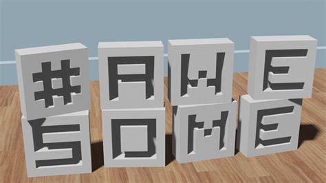 They're not too tricky to learn how to draw yourself. 3D print model Letter Blocks Alphabet Set | CGTrader