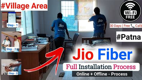 Jio Fiber ~ Installation Full Process Jio Fiber 30 Day Free Lut Liya