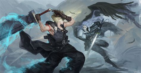 Sephiroth Vs Cloud Wallpaper
