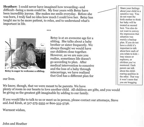 Letter To Birth Mother Examples Lettersf
