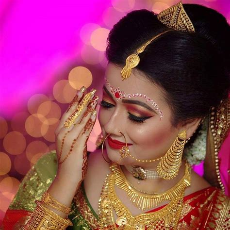 Bengali Bridal Makeup For Reception Saubhaya Makeup