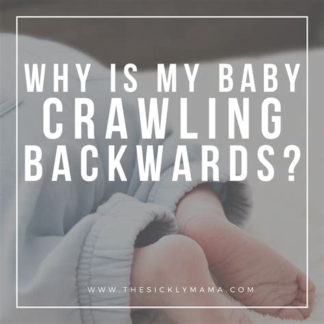 Why Is My Baby Crawling Backwards The Sickly Mama