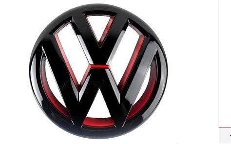 2018 Volkswagen Polo Badge Matt Black Car Badge Emblemlogo For Vw