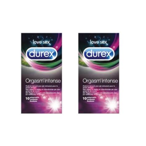 Durex Orgasm Intense Lot X Pr Servatifs Parapharmacie Pharmarket