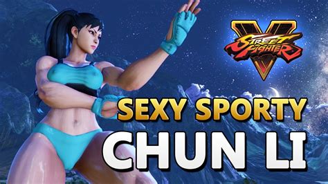 Sexy Sporty Chun Li C Street Fighter V Mod Youtube