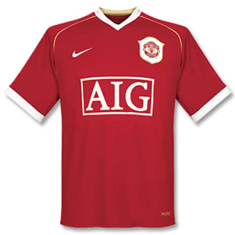 Retro Manchester United Home Football Shirt 0607 Soccerlord