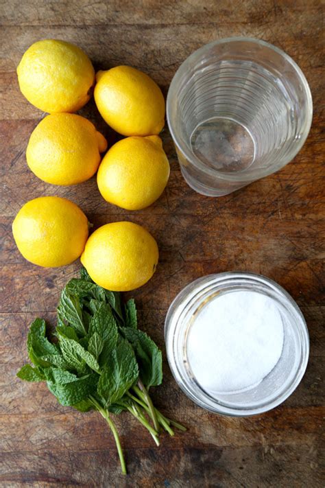 Mint Lemonade Recipe Low Sugar Pickled Plum Food And Drinks
