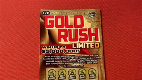 Gold Rush Limited Scratch Off Winner Florida Lottery Youtube