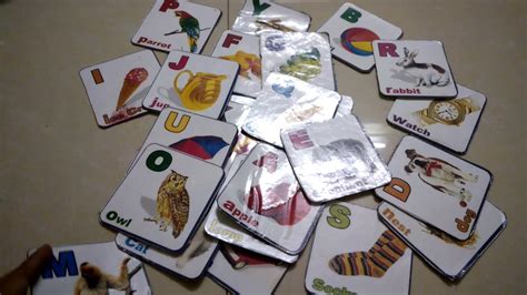 Add the definition & download ABCD flash cards making ideas(children's Activitie - YouTube